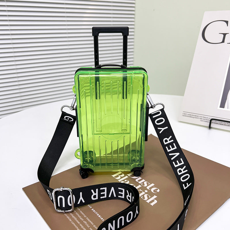 Women's Mini Fashionable Transparent Storage Change Cosmetics Crossbody Bags