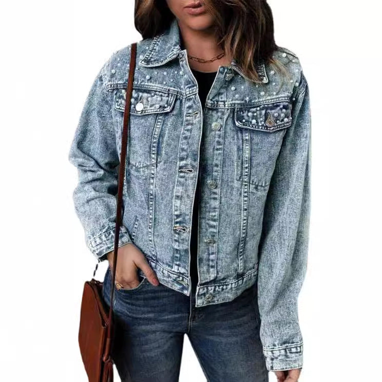 Women's Popular Attractive Denim Loose Casual Jackets