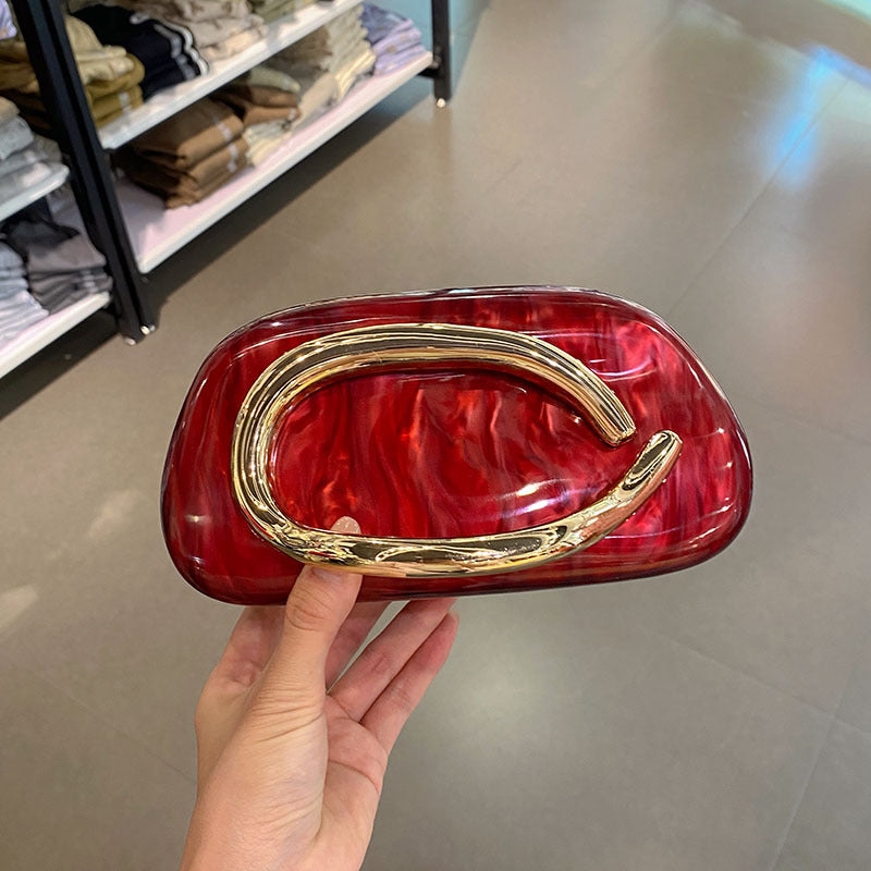 Attractive Glamorous Stylish Dinner Metal Box Evening Bags