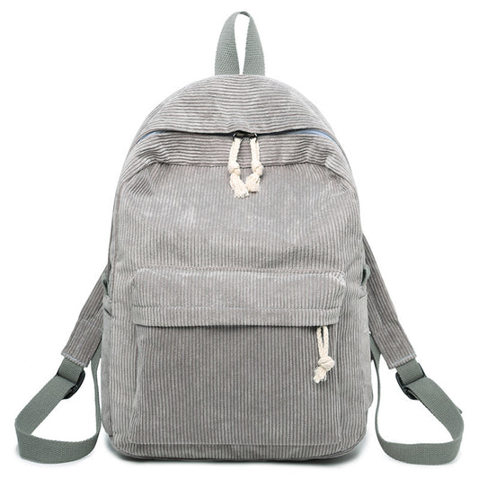 Women's Corduroy Korean Style Trendy Large Capacity Bags
