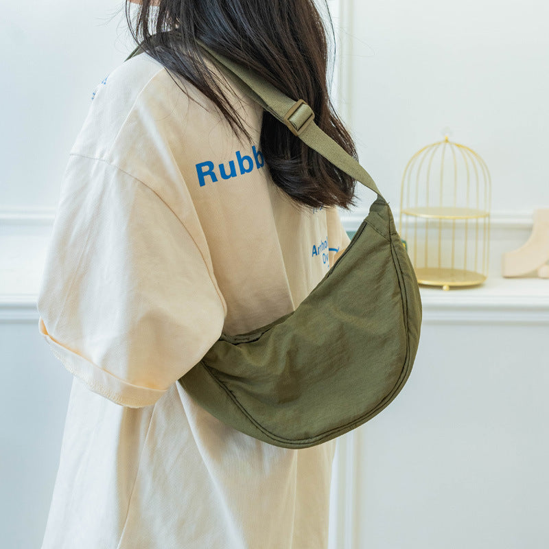 Women's Fitting Room Nylon Dumpling Cloth Crossbody Bags