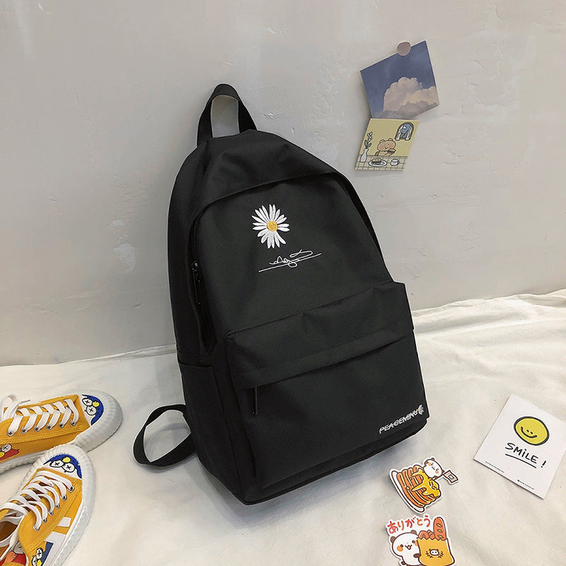 Korean Style Little Daisy Versatile Large Capacity Backpacks