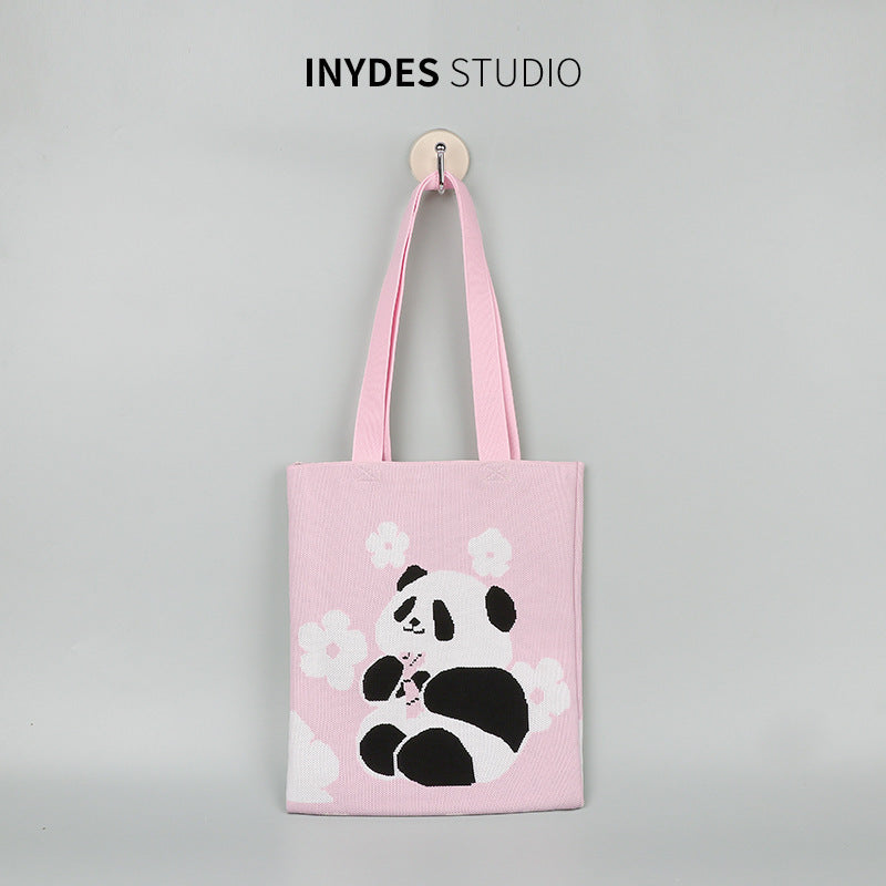 Panda Grandpa Super Large Shopping Big Handbags