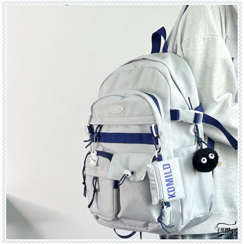 Korean Style Work Clothes Female Large Backpacks