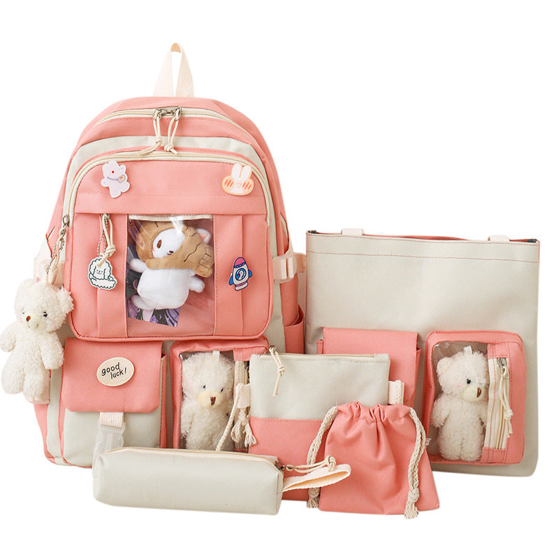 Lightweight Primary Cute Fashion Large Capacity Middle School Students' Schoolbags