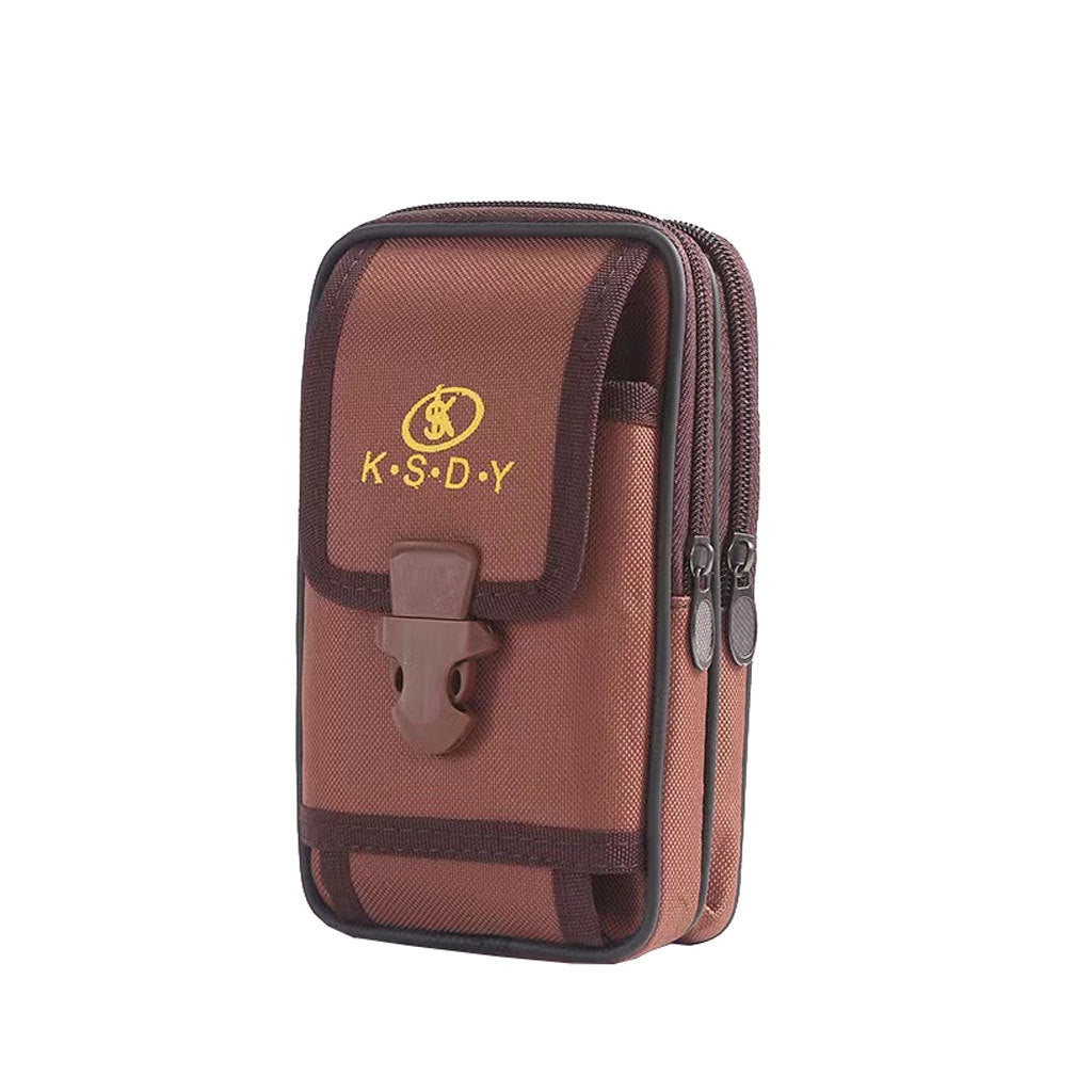 Men's Construction Site Pannier Canvas Mobile Horizontal Bags