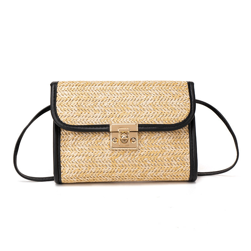 Women's Glamorous Comfortable Popular Innovative Straw Crossbody Bags