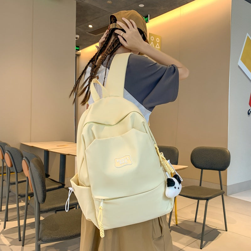 Good-looking Junior High Female Design Simple Backpacks