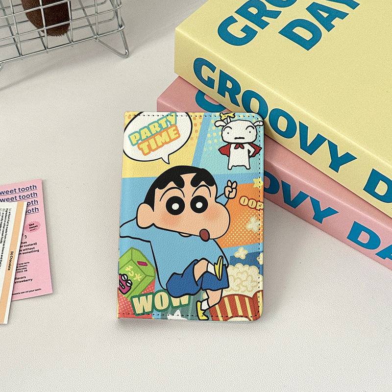 Leather Passport For Going Abroad Cover Card Holder