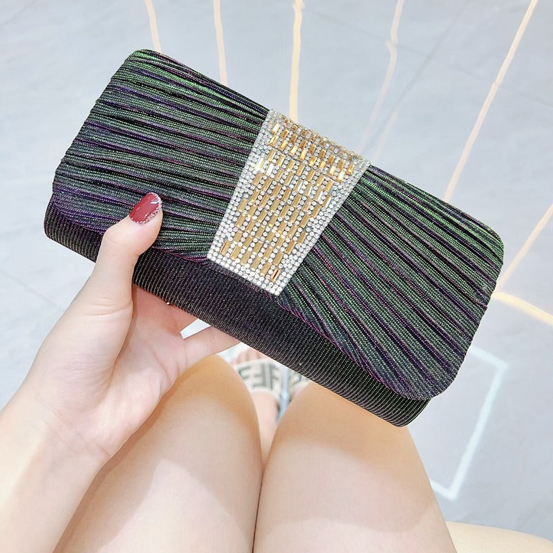 Women's Dress Dinner Clutch Rhinestone Hand Evening Bags