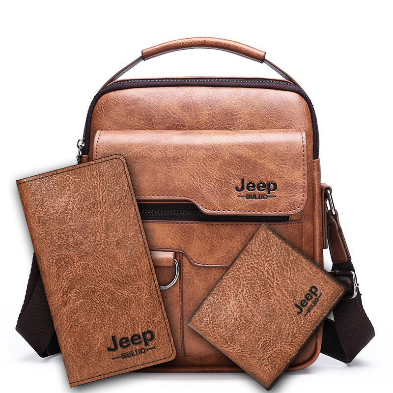 Men's New Pretty Suit Combination Fashion Men's Shoulder Bags