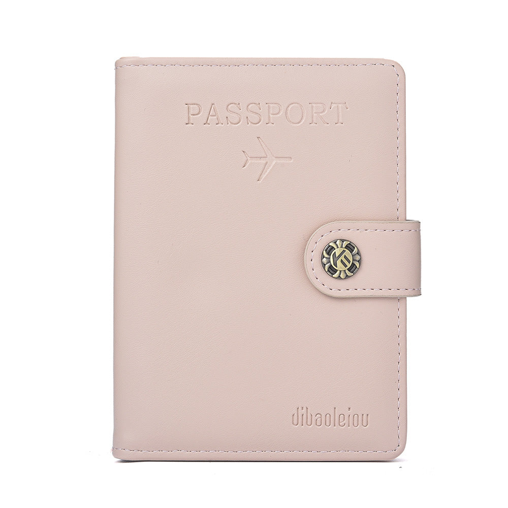 Fashion Boarding Leather Document Airplane Passport Id Package