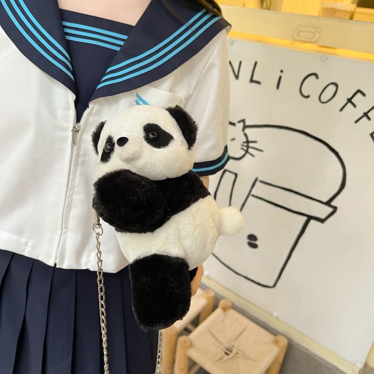 Panda Indie Sweet Cute Cartoon Plush Toy Bags