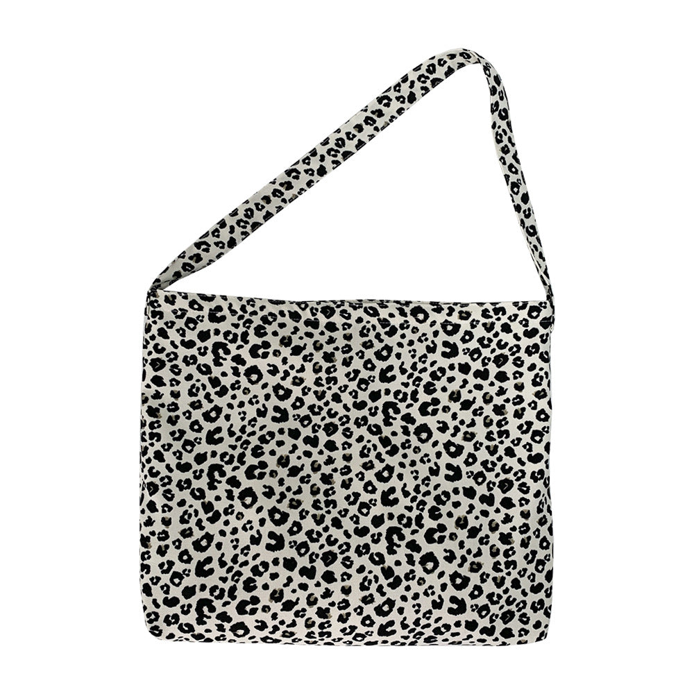 Leopard Print With Large Capacity Zipper Crossbody Bags