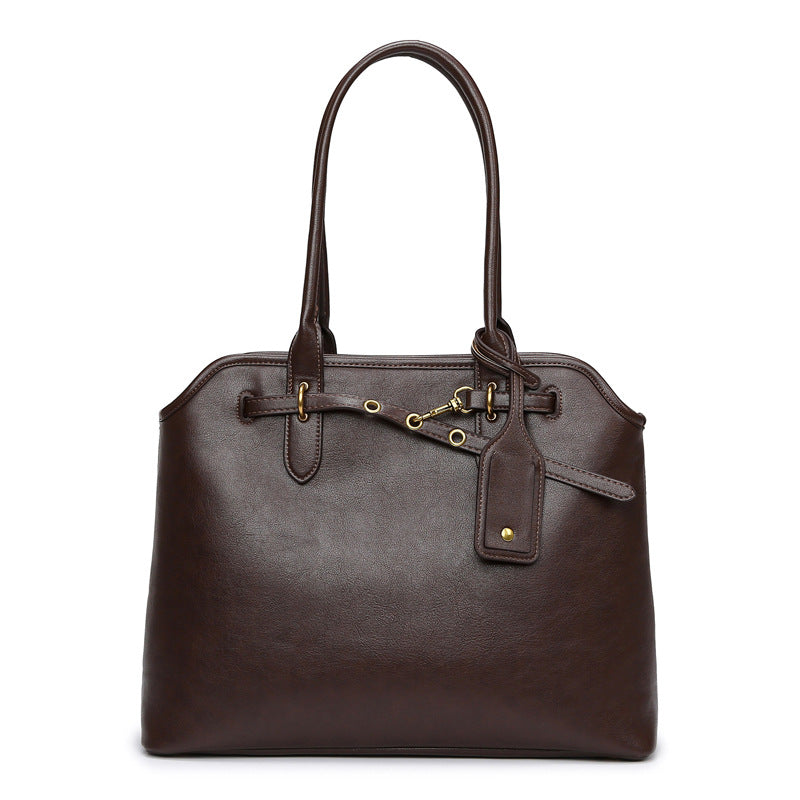 Women's Fashion Retro High-grade Simple Commuter Shoulder Bags
