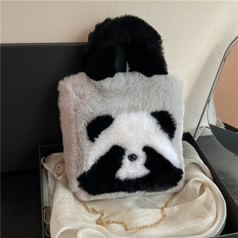 Women's Mini Fur Cute Hand Carrying Korean Crossbody Bags