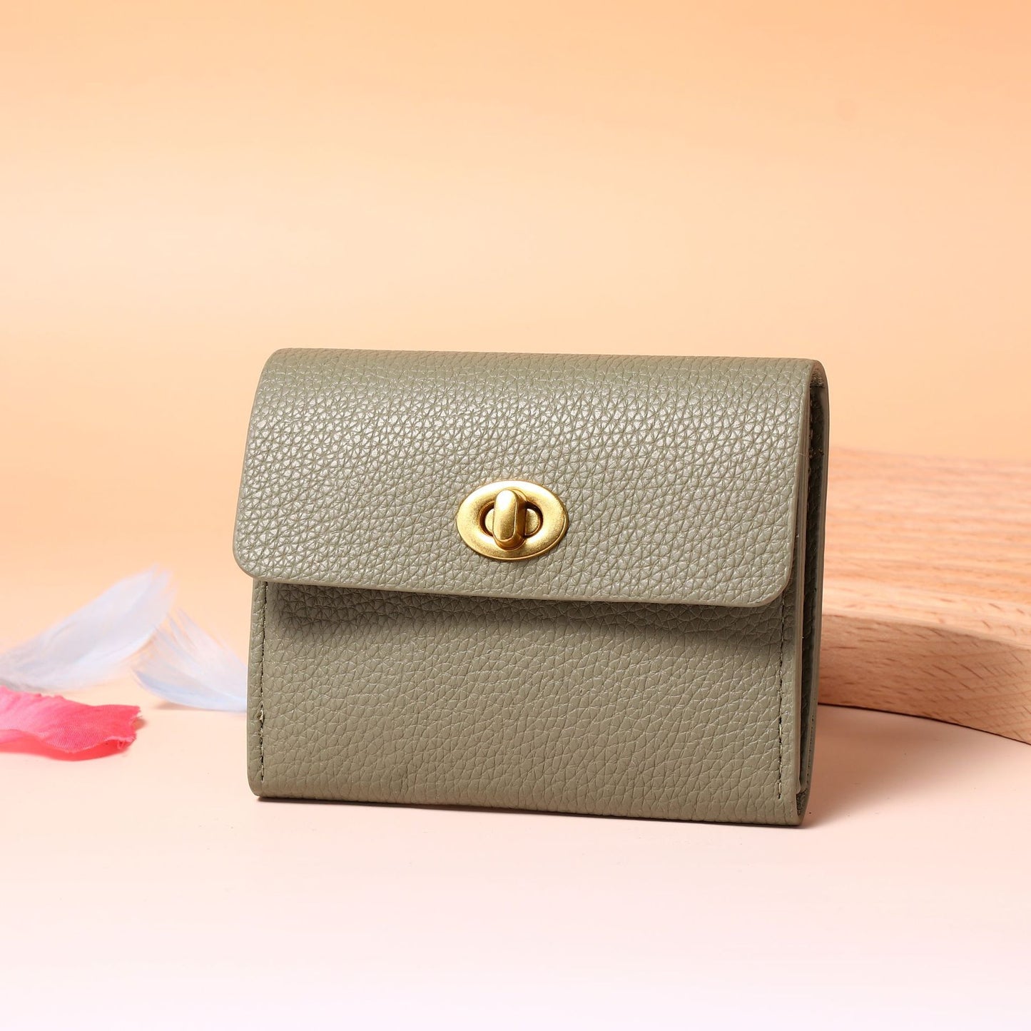 Retro Exquisite Compact Soft Leather Hand Ladies Wallets