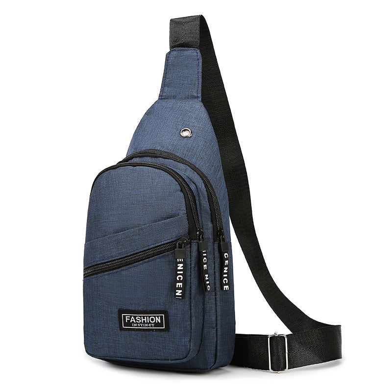 Men's Cool Elegant Running Luminous Waterproof Men's Chest Bags