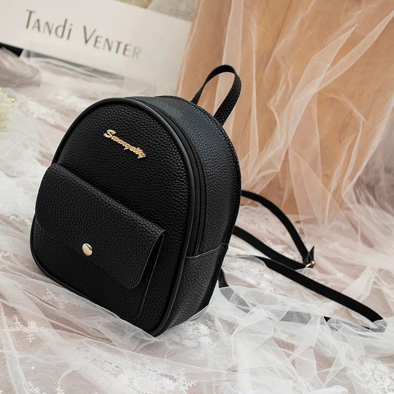 Women's Simple Cute Letter Label Fashion Backpacks