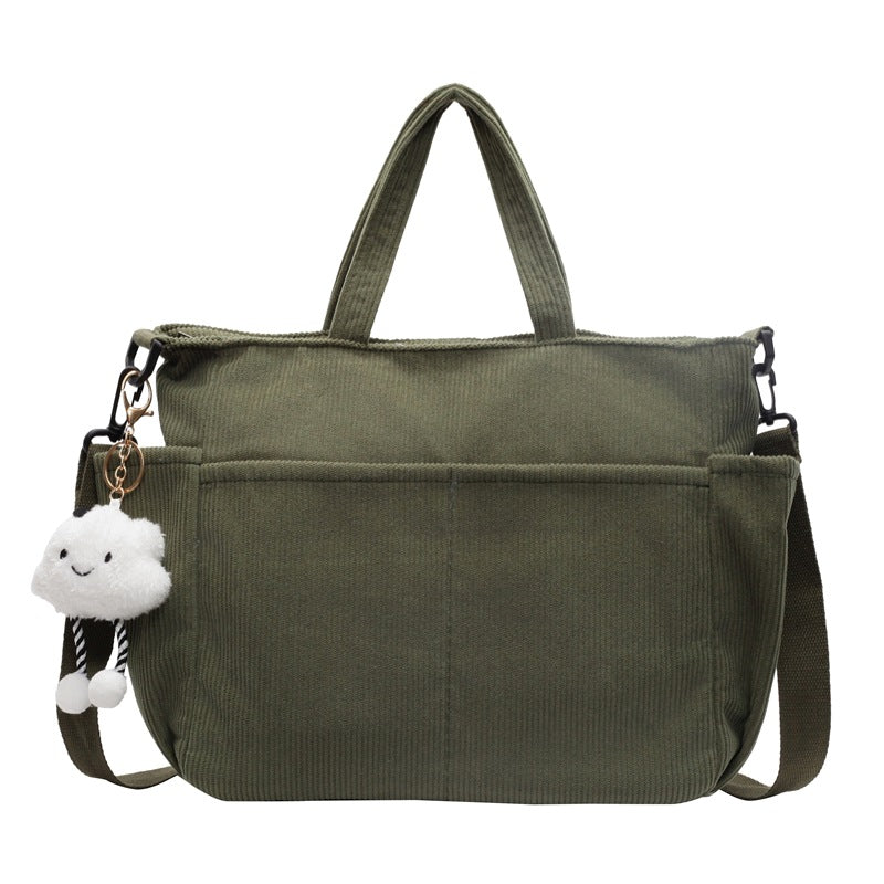 Women's Large Capacity Commuter Class Minority Cloth Bags