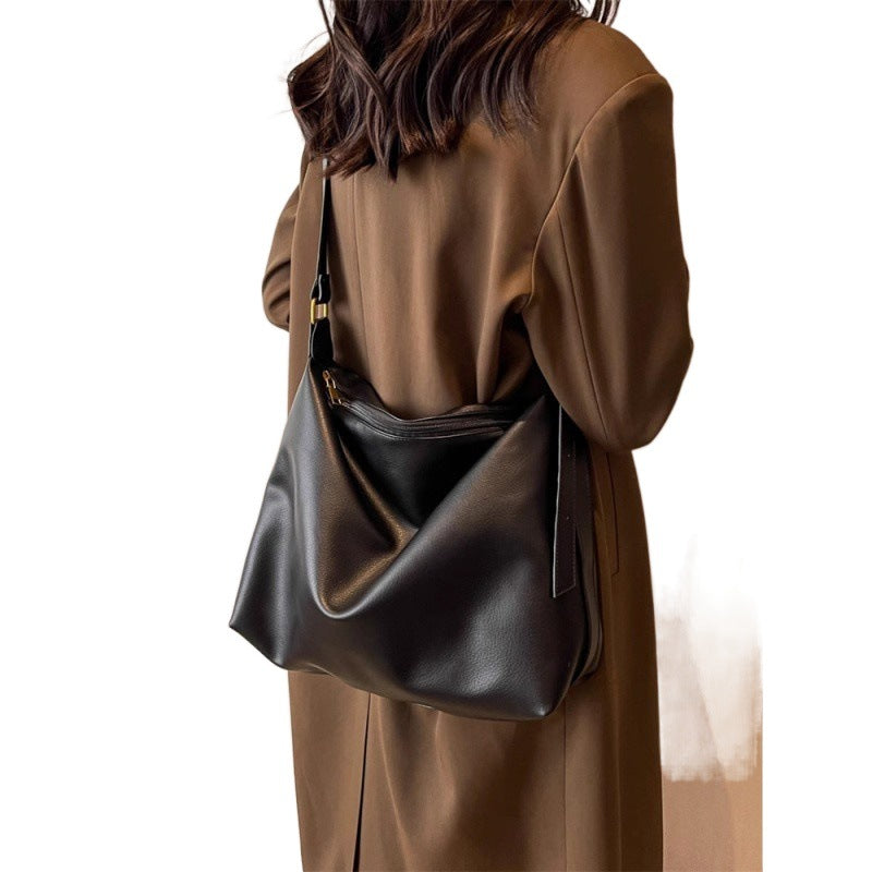 Large Capacity Female College For Class Texture Crossbody Bags