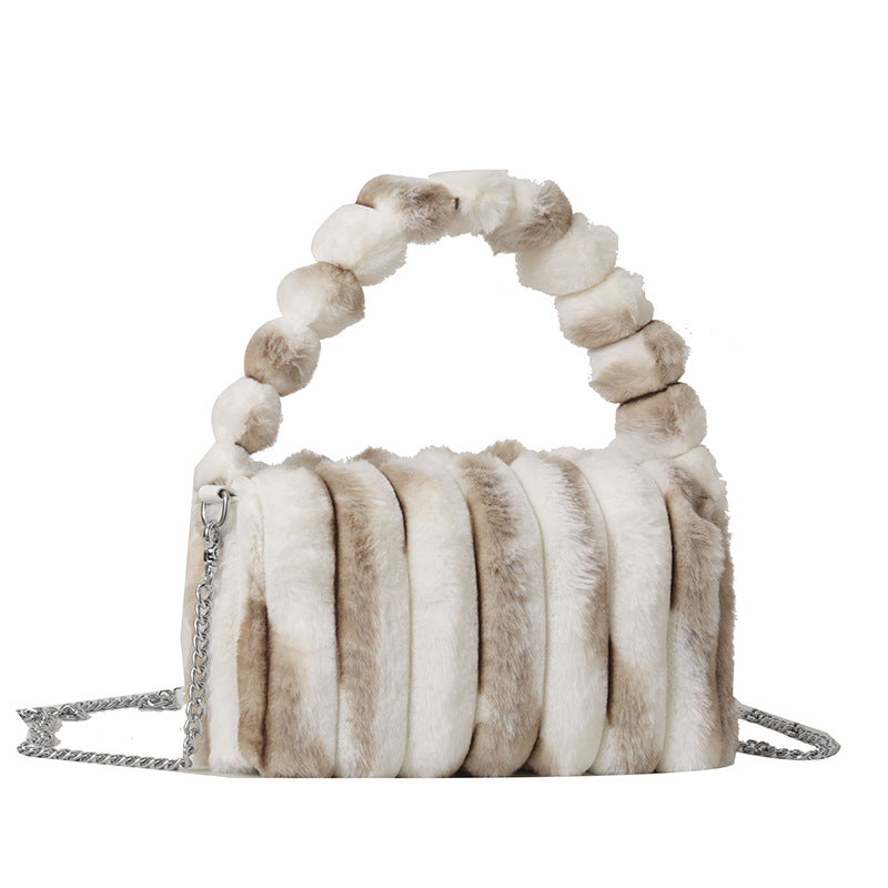 Women's Plush Fashion Simple Korean Temperament Trend Crossbody Bags
