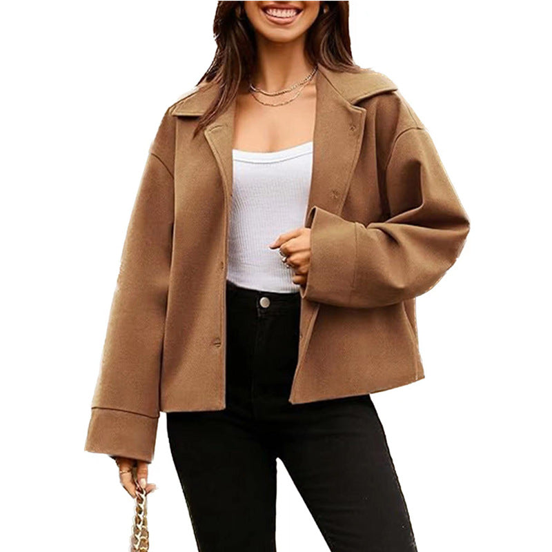 Women's Casual Office Long Sleeve Button Small Suit