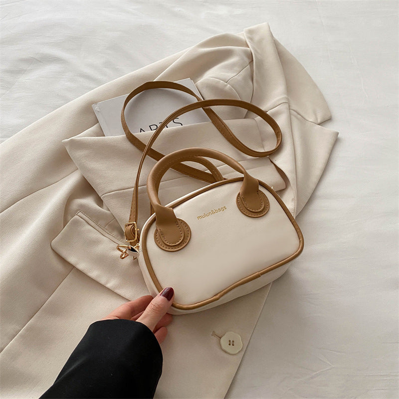 Women's Fashion Stitching Textured Spring For Shoulder Bags