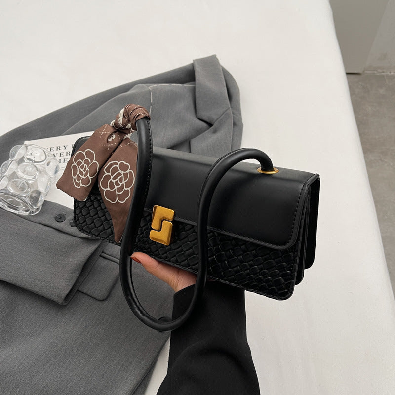 Retro Woven Commuter Design Versatile Underarm Armpit Bags