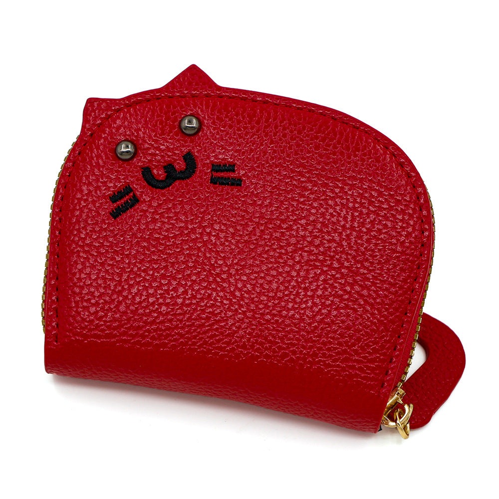 Lychee Pattern Short Expanding Document Cute Card Holder