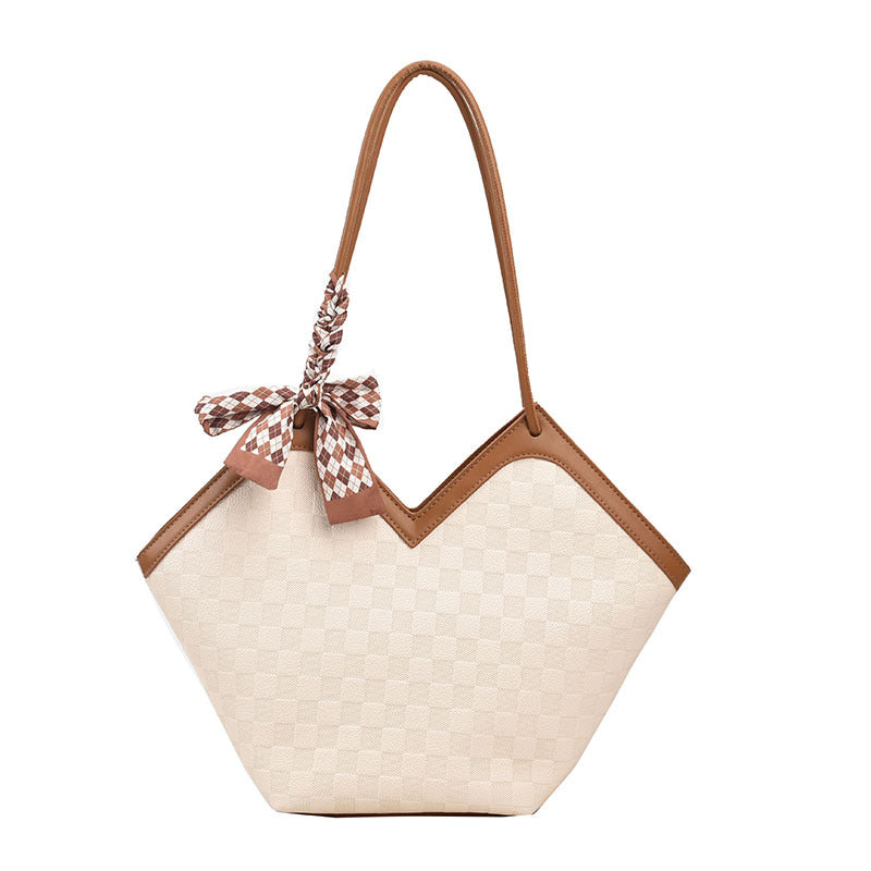 Women's High-grade Large Capacity Fashion Commuter Retro Tote Bags