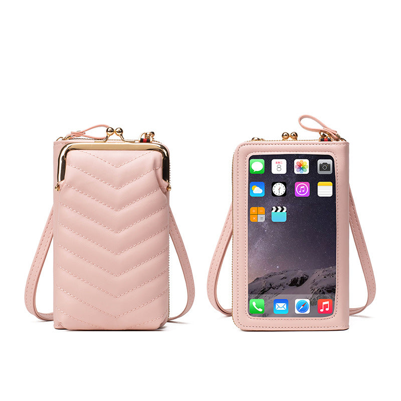 Women's High-grade Spring Minority Fashion Can Be Phone Bags