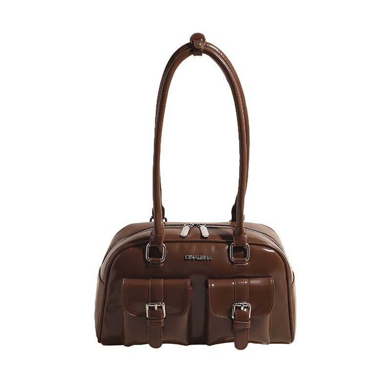 Women's Boston Trendy Wild Underarm Bowling Armpit Bags
