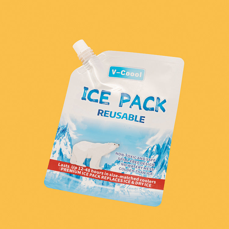 Milk Insulated Special Liner Blue Ice Bags
