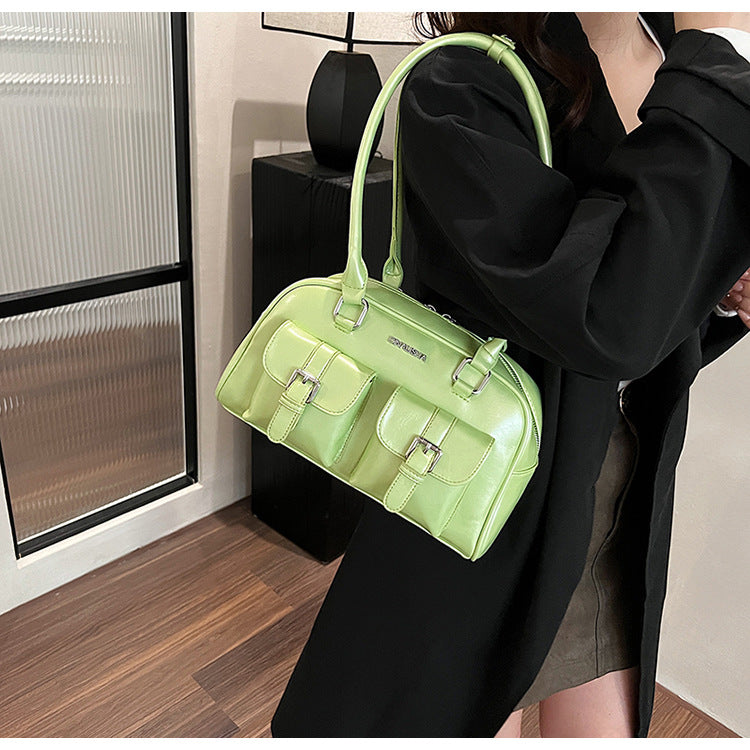 Women's Boston Trendy Wild Underarm Bowling Armpit Bags