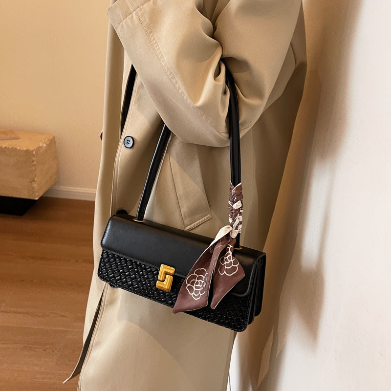 Retro Woven Commuter Design Versatile Underarm Armpit Bags