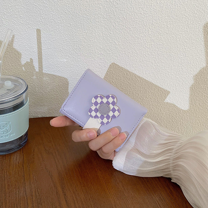 Women's Classic Korean Short Cartoon Cute Purses