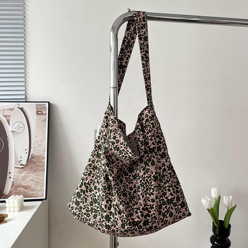 Women's Korean Style Versatile Large Capacity Shopping Shoulder Bags