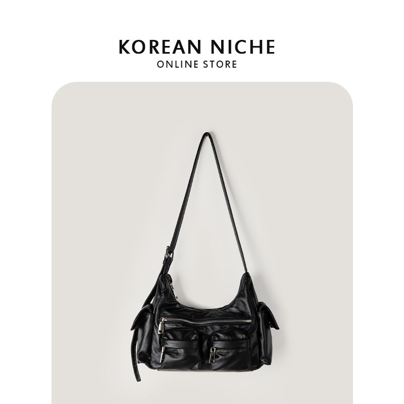 Style Sweet Cool Motorcycle Niche Trendy Shoulder Bags