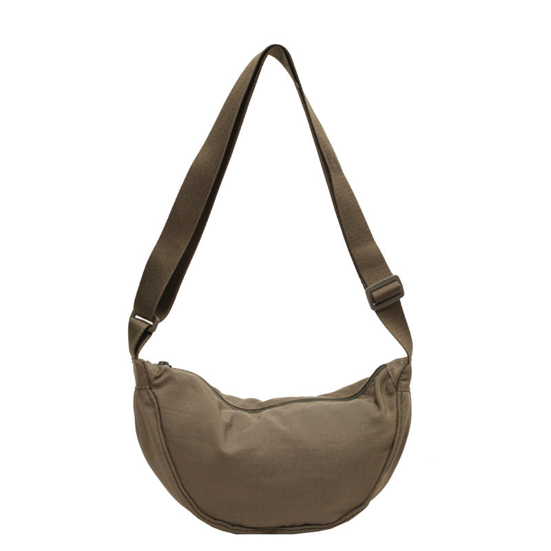 Pleated Dumpling Korean Style Solid Color Shoulder Bags