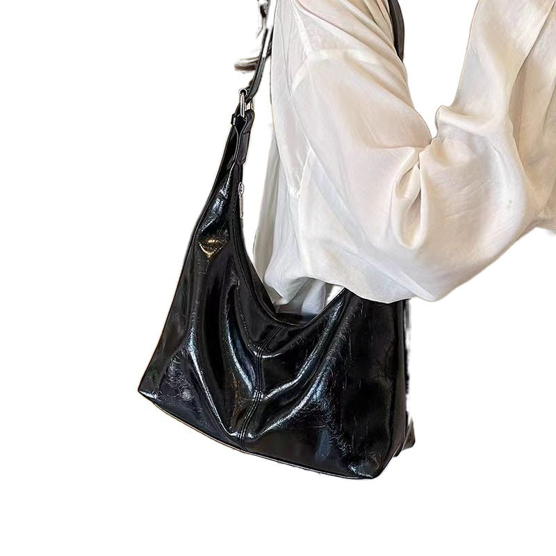 Women's Soft Leather Large Capacity Fashion Commuter Crossbody Bags