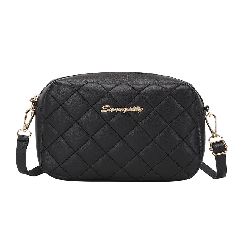 Women's Embroidered Style One Diamond Chain Bags