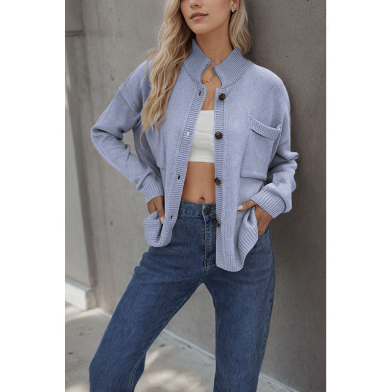 Women's New Classic Beautiful Button Baggy Sweaters