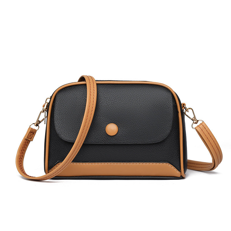 Women's Trendy Solid Color With Lid Mini Crossbody Bags