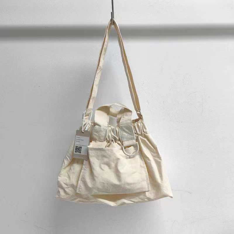 Women's & Men's Singapore Dumpling Foldable Portable Soft Nylon Shoulder Bags