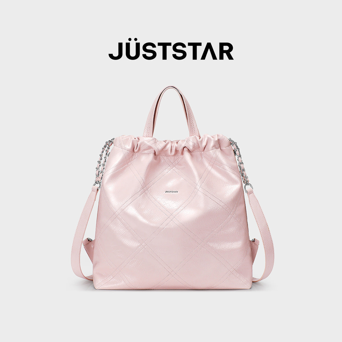 Star Garbage Hobo Female Rhombus Portable Backpacks
