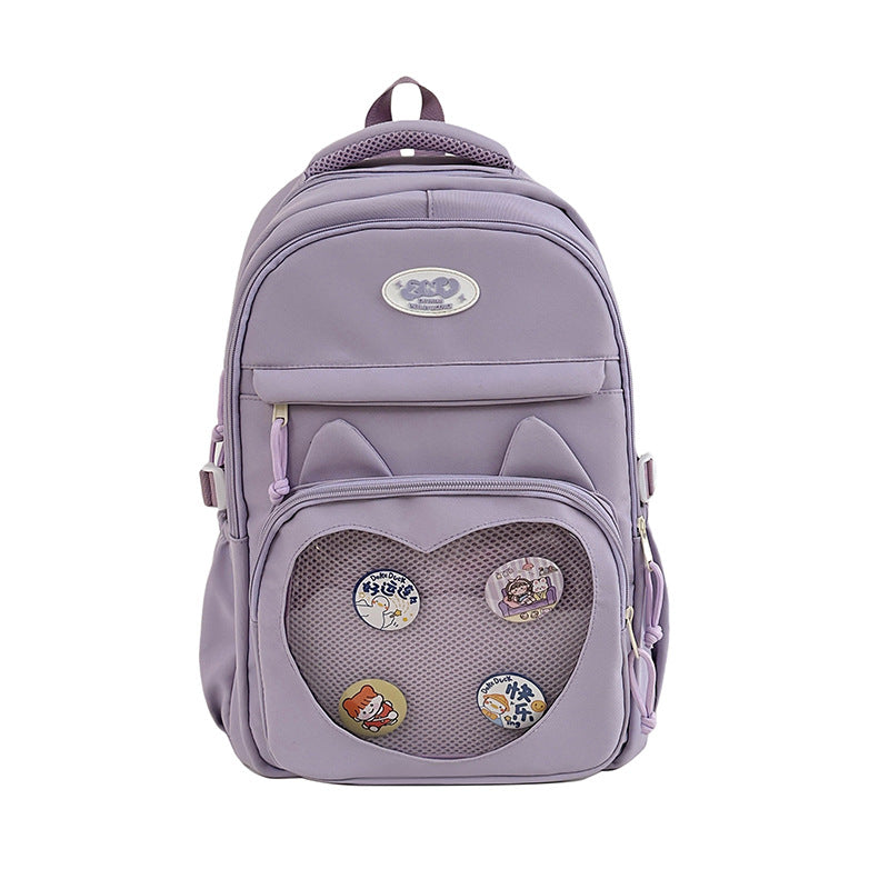 College Male High Junior Love Kitten Backpacks