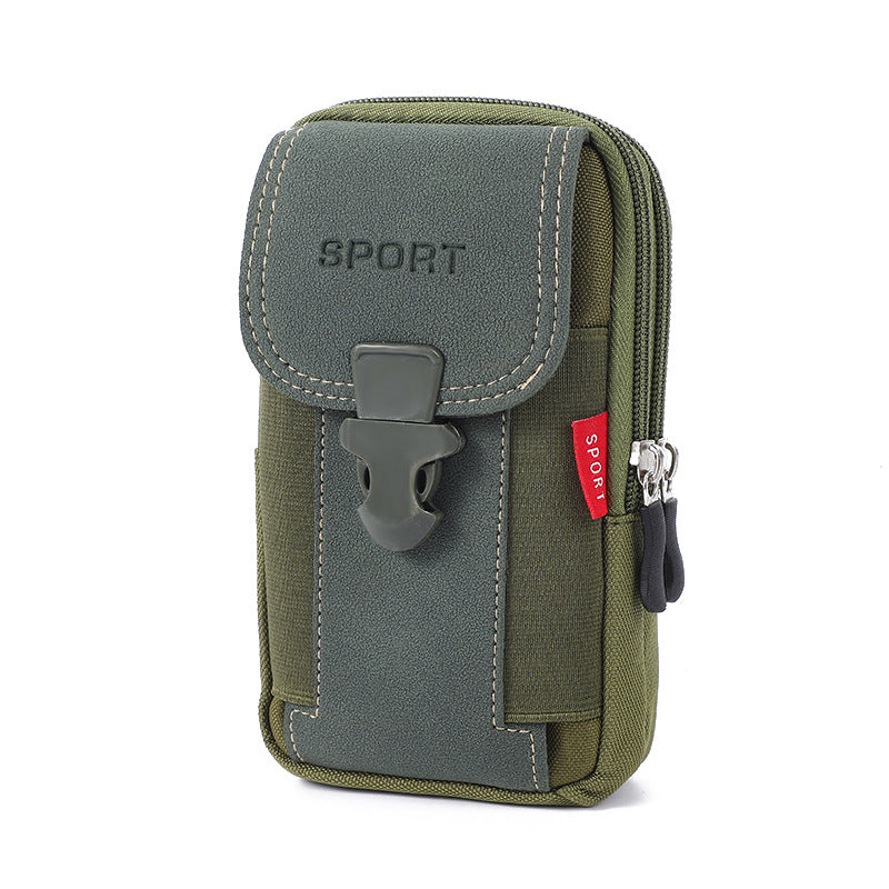 Men's Elegant Portable Horizontal Vertical Mobile Men's Waist Packs
