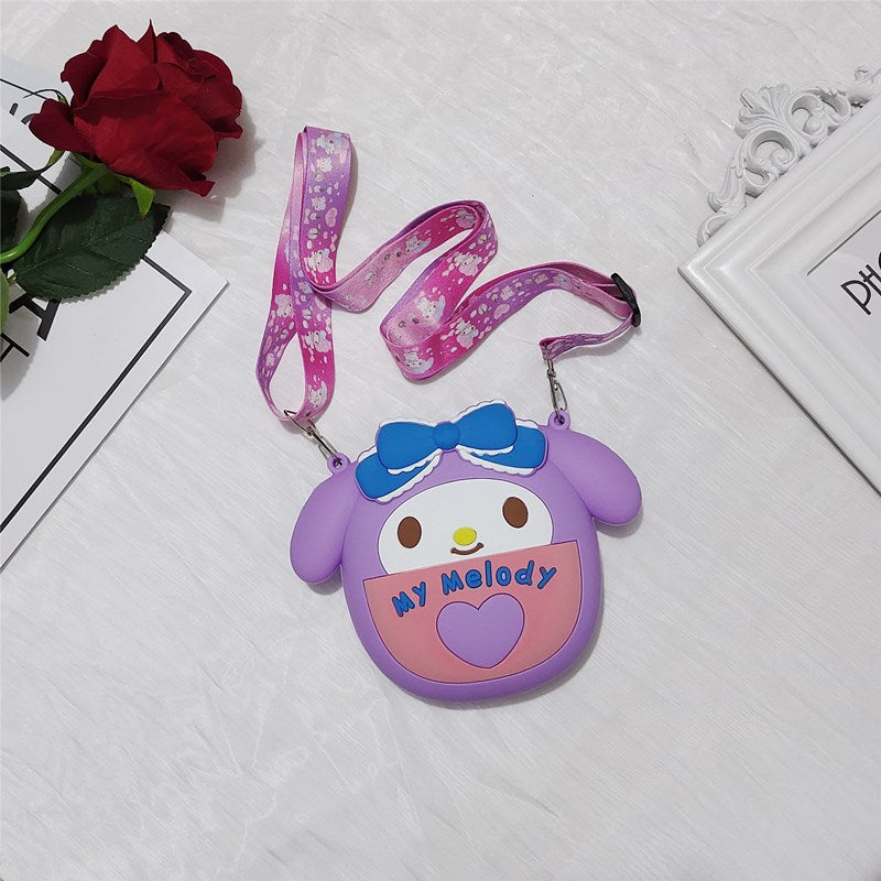Children's Melody Round Cartoon Cute Silicone Children's Coin Purse