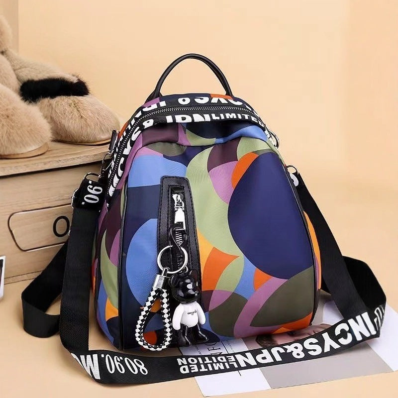 Classic Durable Nylon Waterproof Color Shell Backpacks